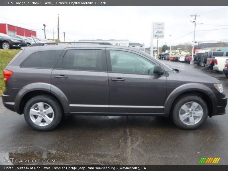 Granite Crystal Metallic / Black 2015 Dodge Journey SE AWD