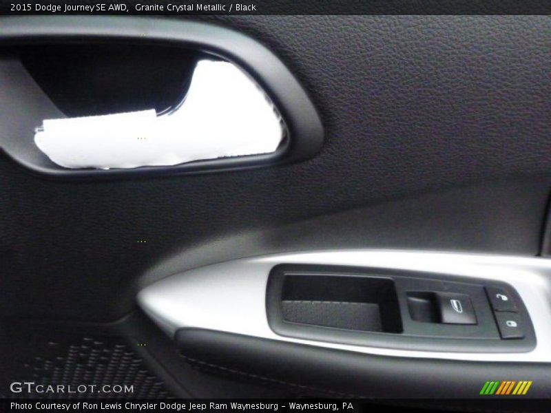 Granite Crystal Metallic / Black 2015 Dodge Journey SE AWD