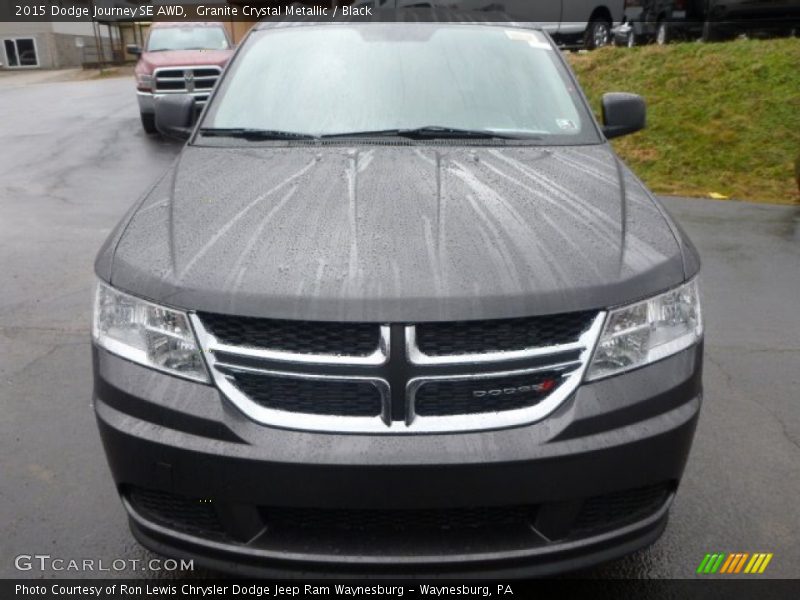 Granite Crystal Metallic / Black 2015 Dodge Journey SE AWD
