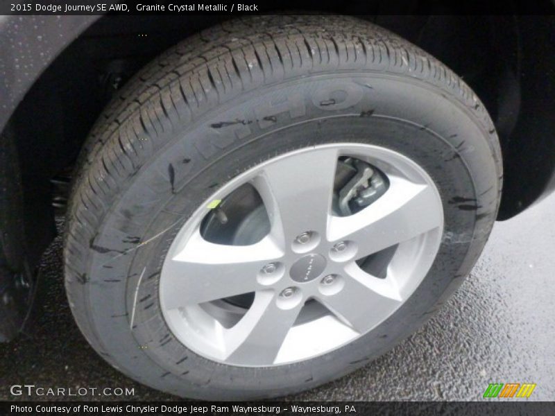 Granite Crystal Metallic / Black 2015 Dodge Journey SE AWD