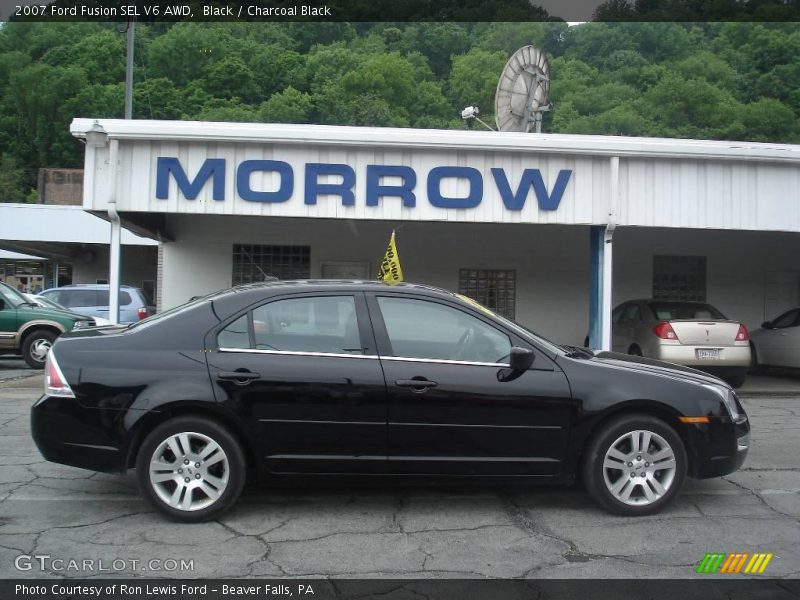 Black / Charcoal Black 2007 Ford Fusion SEL V6 AWD