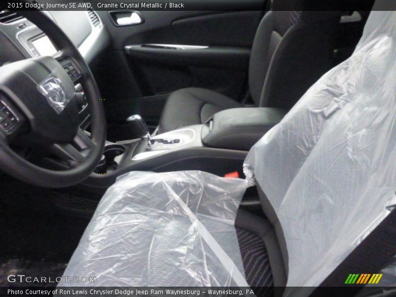 Granite Crystal Metallic / Black 2015 Dodge Journey SE AWD