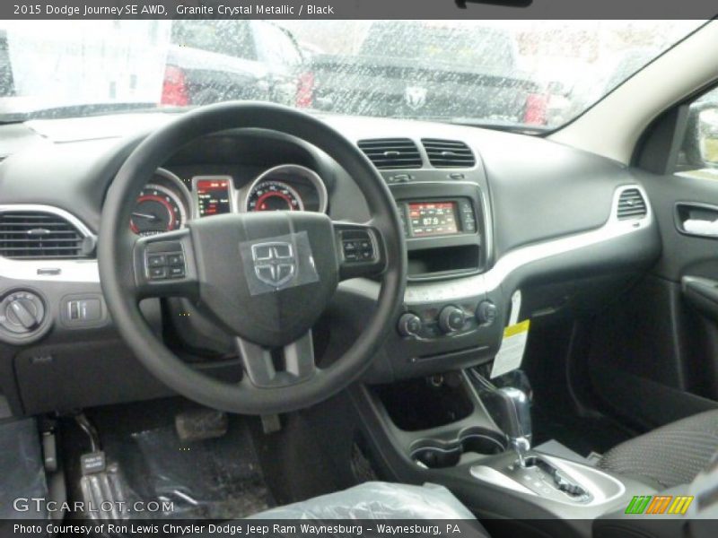 Granite Crystal Metallic / Black 2015 Dodge Journey SE AWD
