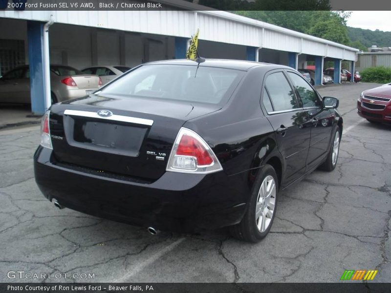Black / Charcoal Black 2007 Ford Fusion SEL V6 AWD