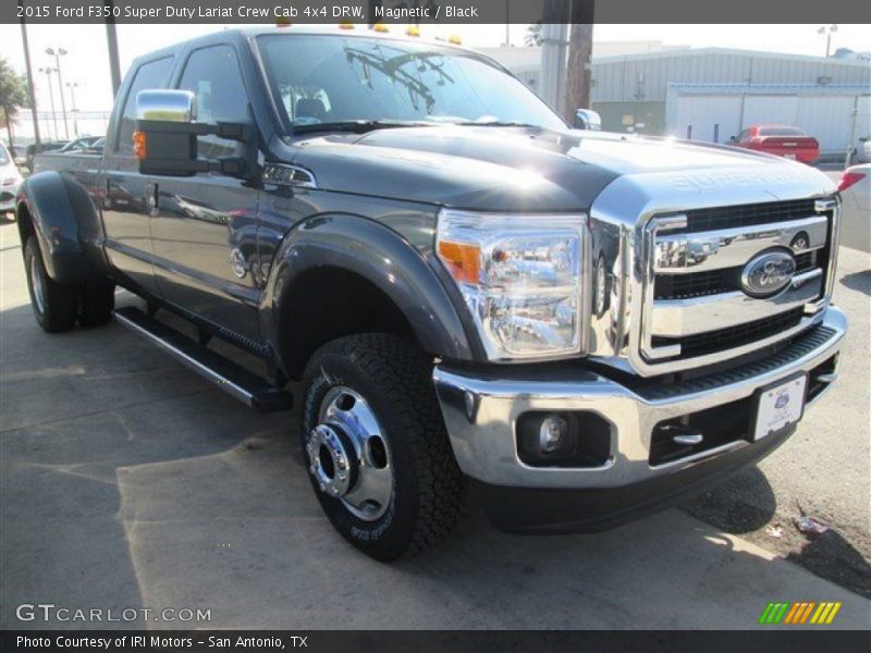 Magnetic / Black 2015 Ford F350 Super Duty Lariat Crew Cab 4x4 DRW