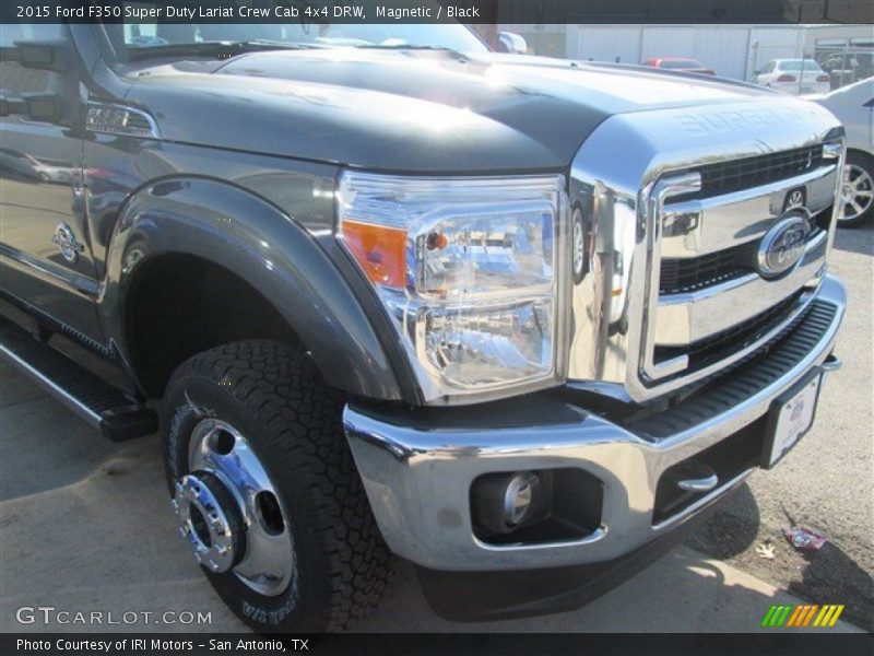 Magnetic / Black 2015 Ford F350 Super Duty Lariat Crew Cab 4x4 DRW