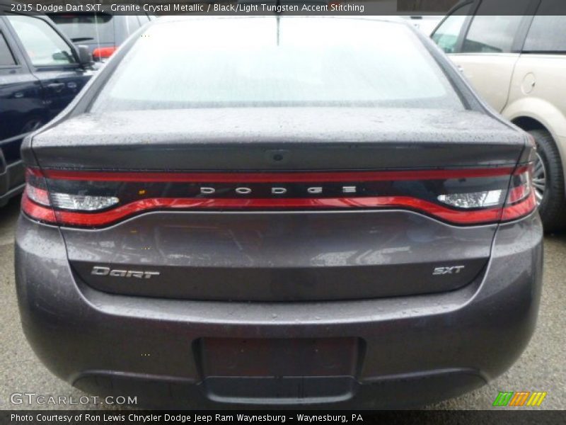 Granite Crystal Metallic / Black/Light Tungsten Accent Stitching 2015 Dodge Dart SXT