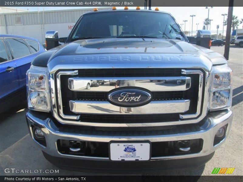 Magnetic / Black 2015 Ford F350 Super Duty Lariat Crew Cab 4x4 DRW