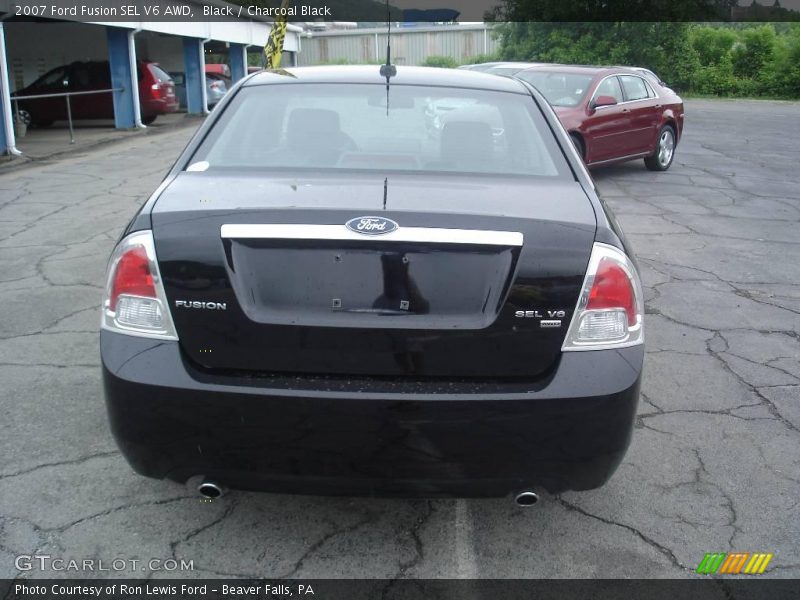 Black / Charcoal Black 2007 Ford Fusion SEL V6 AWD