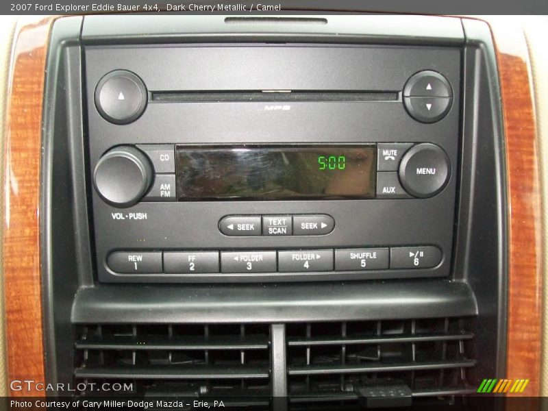 Dark Cherry Metallic / Camel 2007 Ford Explorer Eddie Bauer 4x4