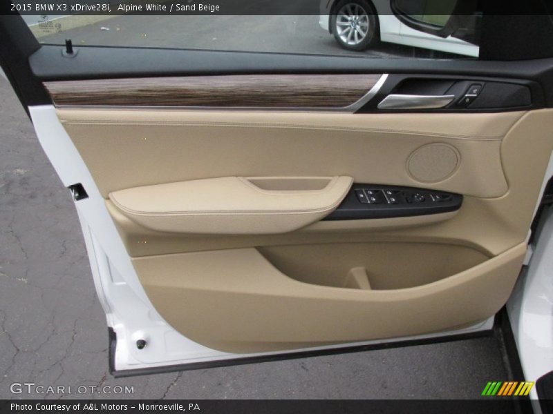 Alpine White / Sand Beige 2015 BMW X3 xDrive28i