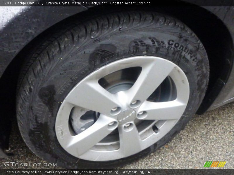 Granite Crystal Metallic / Black/Light Tungsten Accent Stitching 2015 Dodge Dart SXT