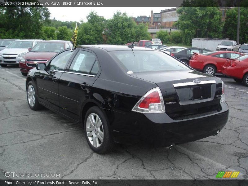 Black / Charcoal Black 2007 Ford Fusion SEL V6 AWD