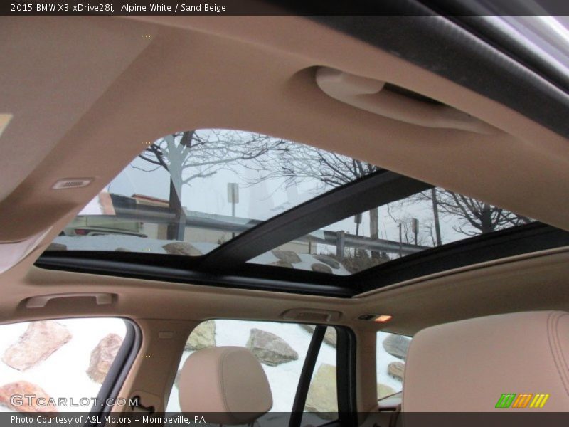 Alpine White / Sand Beige 2015 BMW X3 xDrive28i