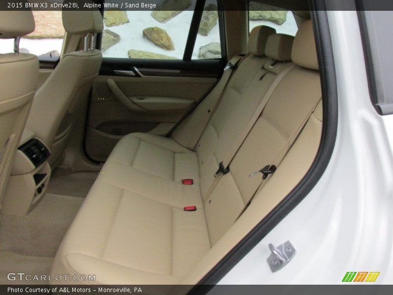Alpine White / Sand Beige 2015 BMW X3 xDrive28i