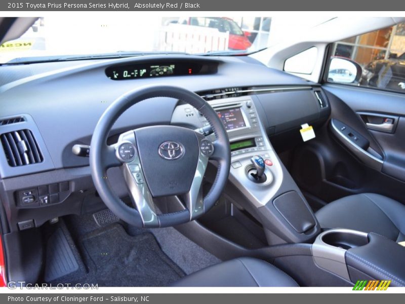 Absolutely Red / Black 2015 Toyota Prius Persona Series Hybrid