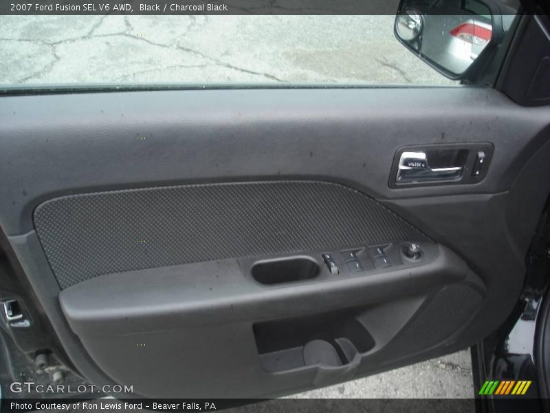 Black / Charcoal Black 2007 Ford Fusion SEL V6 AWD