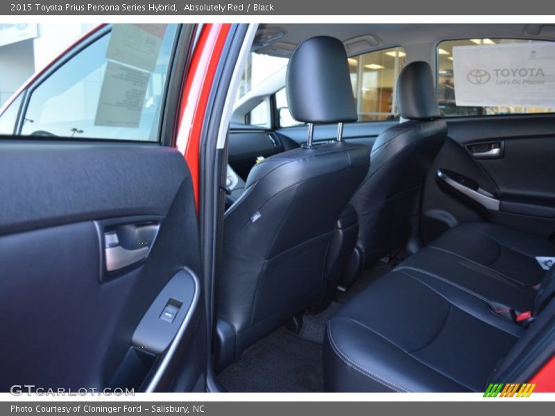 Absolutely Red / Black 2015 Toyota Prius Persona Series Hybrid