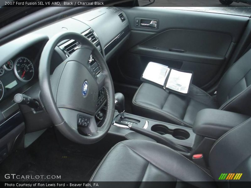 Black / Charcoal Black 2007 Ford Fusion SEL V6 AWD