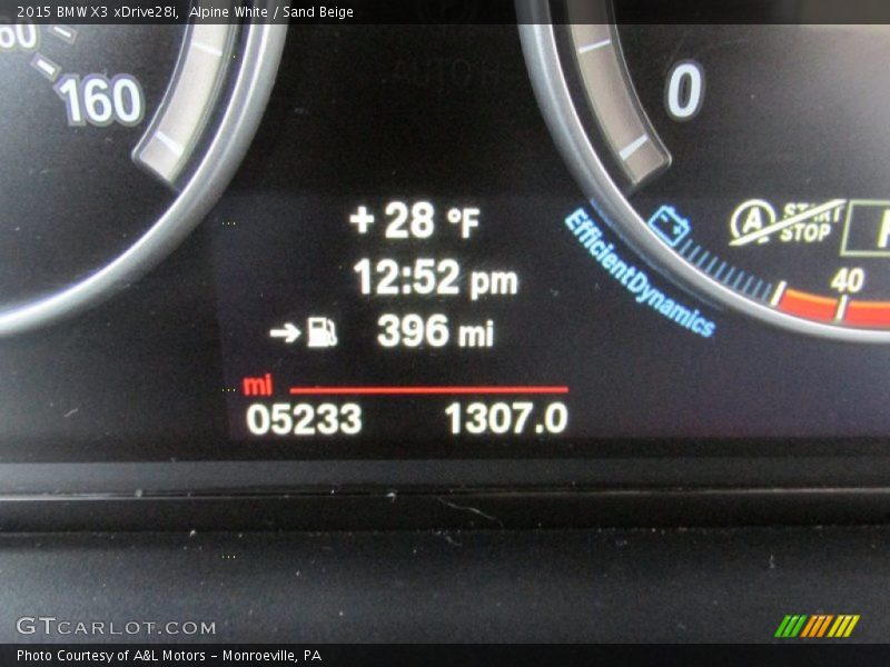 Alpine White / Sand Beige 2015 BMW X3 xDrive28i