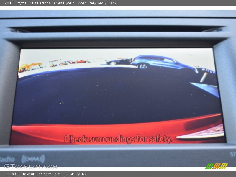 Absolutely Red / Black 2015 Toyota Prius Persona Series Hybrid