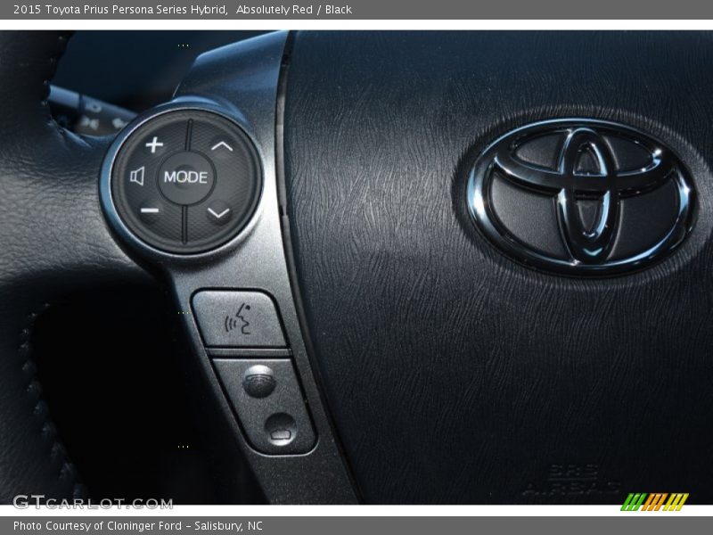 Controls of 2015 Prius Persona Series Hybrid