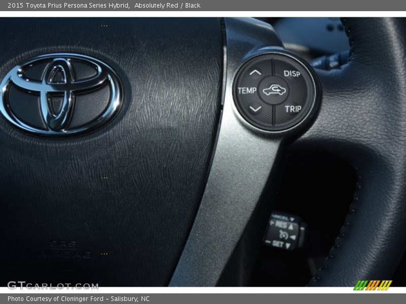 Controls of 2015 Prius Persona Series Hybrid