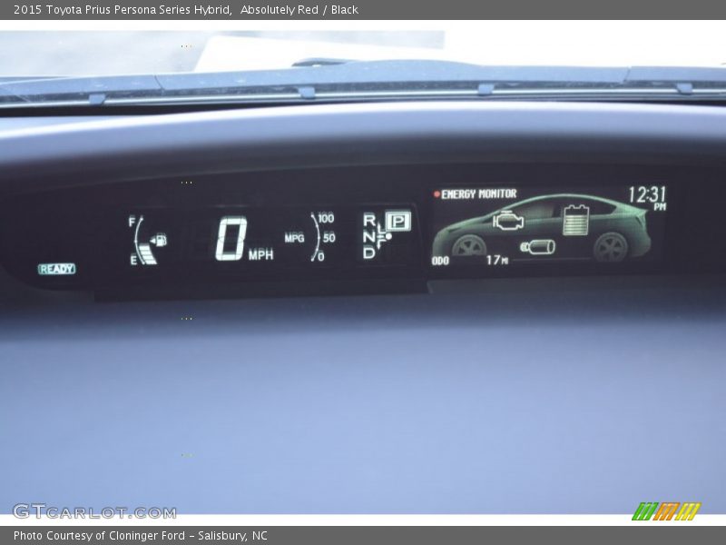 Absolutely Red / Black 2015 Toyota Prius Persona Series Hybrid