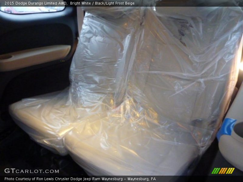 Bright White / Black/Light Frost Beige 2015 Dodge Durango Limited AWD