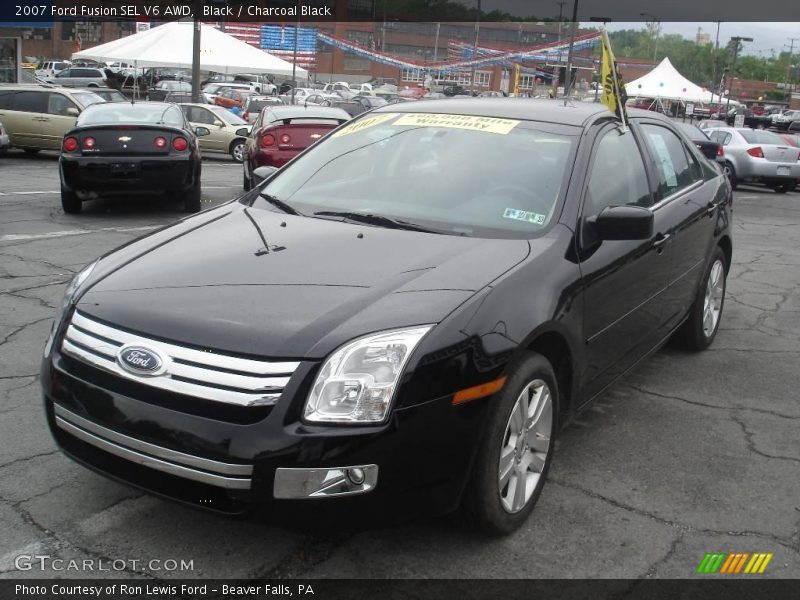 Black / Charcoal Black 2007 Ford Fusion SEL V6 AWD