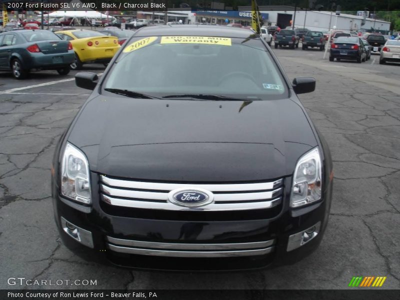 Black / Charcoal Black 2007 Ford Fusion SEL V6 AWD