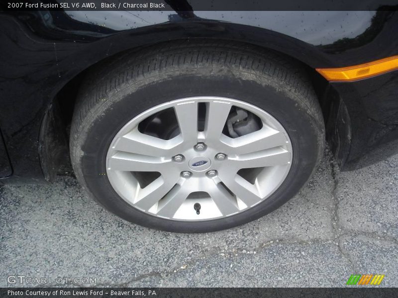 Black / Charcoal Black 2007 Ford Fusion SEL V6 AWD