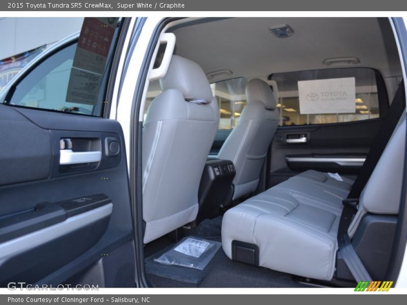 Rear Seat of 2015 Tundra SR5 CrewMax