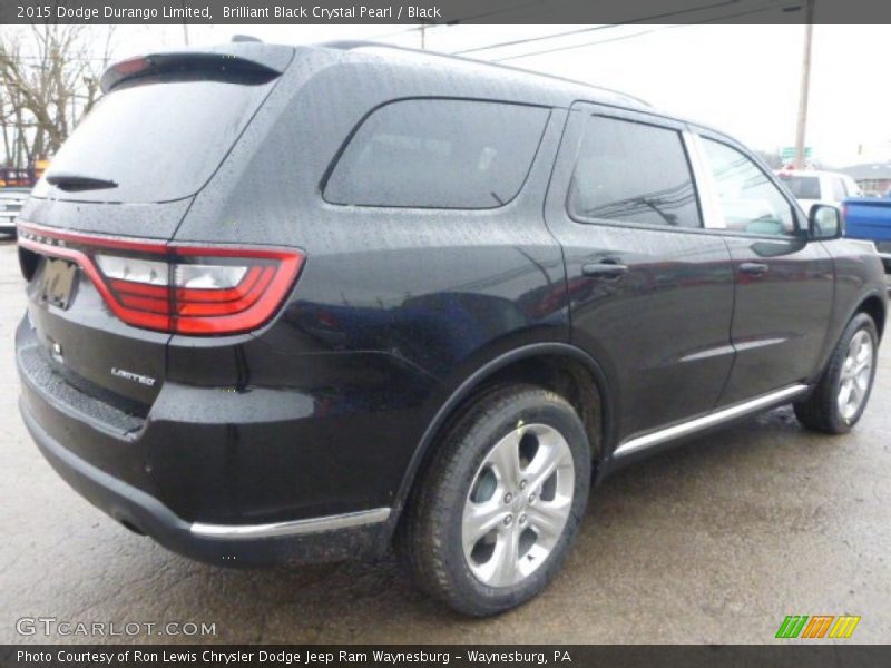 Brilliant Black Crystal Pearl / Black 2015 Dodge Durango Limited