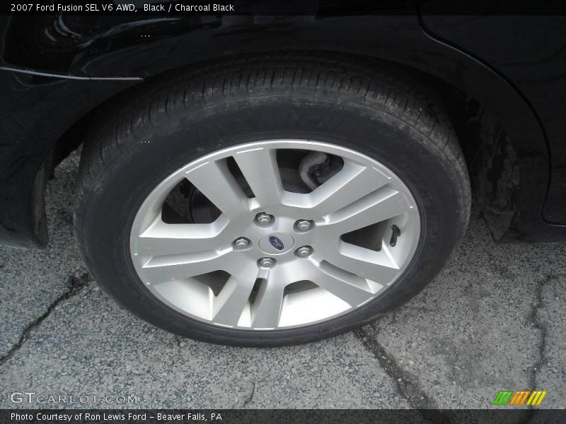 Black / Charcoal Black 2007 Ford Fusion SEL V6 AWD