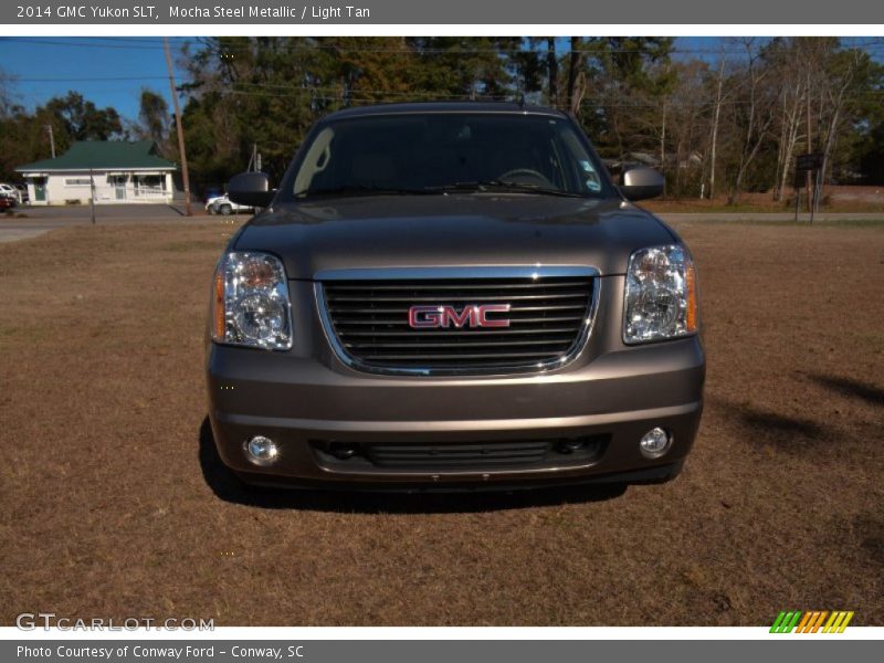 Mocha Steel Metallic / Light Tan 2014 GMC Yukon SLT