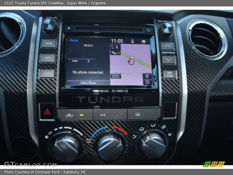 Controls of 2015 Tundra SR5 CrewMax
