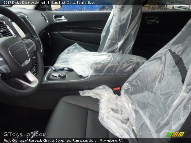Brilliant Black Crystal Pearl / Black 2015 Dodge Durango Limited