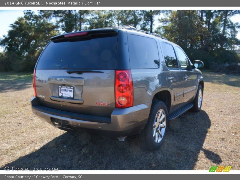 Mocha Steel Metallic / Light Tan 2014 GMC Yukon SLT