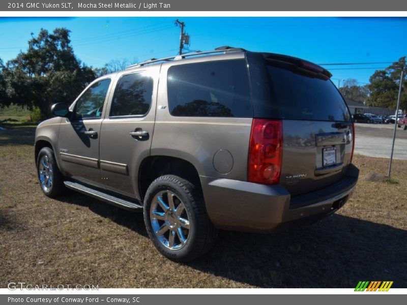 Mocha Steel Metallic / Light Tan 2014 GMC Yukon SLT