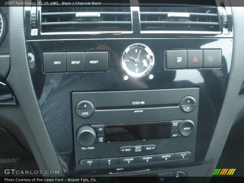 Black / Charcoal Black 2007 Ford Fusion SEL V6 AWD