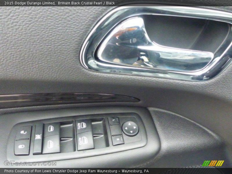 Brilliant Black Crystal Pearl / Black 2015 Dodge Durango Limited