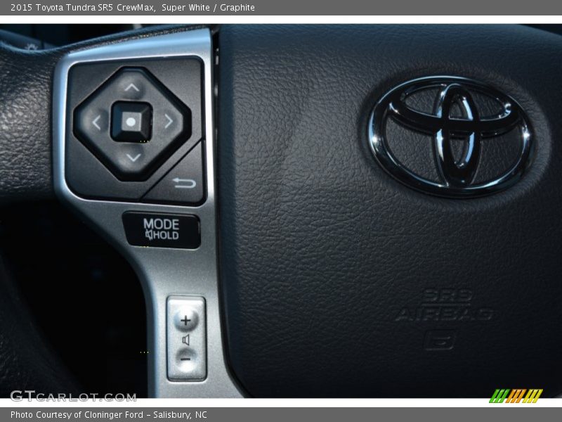 Super White / Graphite 2015 Toyota Tundra SR5 CrewMax