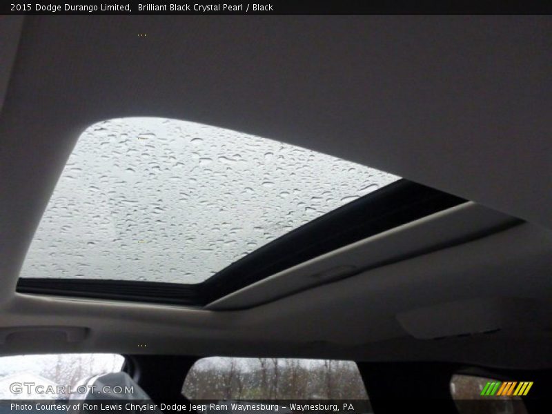 Brilliant Black Crystal Pearl / Black 2015 Dodge Durango Limited