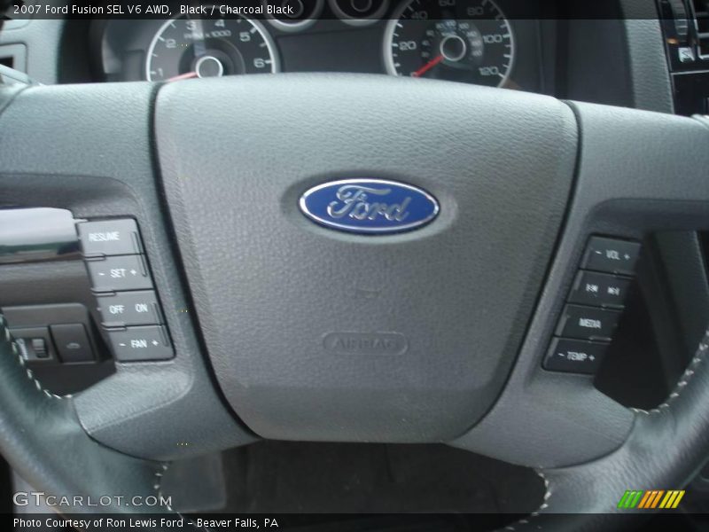 Black / Charcoal Black 2007 Ford Fusion SEL V6 AWD