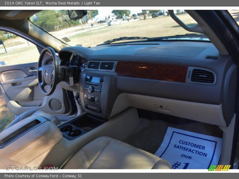 Mocha Steel Metallic / Light Tan 2014 GMC Yukon SLT