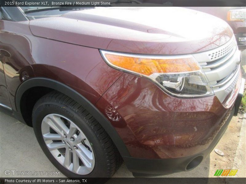 Bronze Fire / Medium Light Stone 2015 Ford Explorer XLT