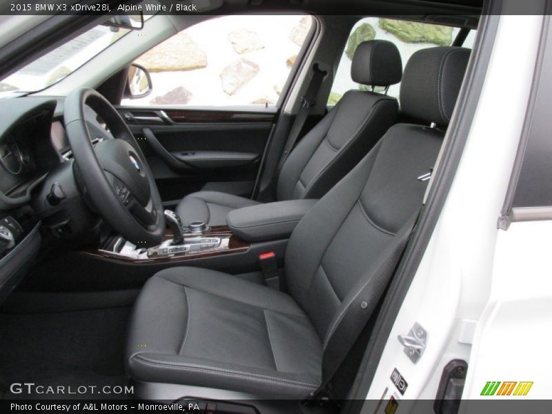 Alpine White / Black 2015 BMW X3 xDrive28i