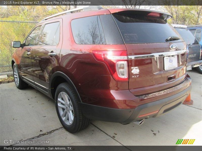 Bronze Fire / Medium Light Stone 2015 Ford Explorer XLT