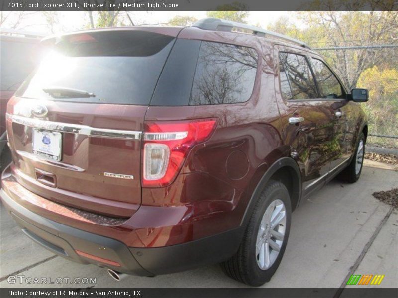 Bronze Fire / Medium Light Stone 2015 Ford Explorer XLT